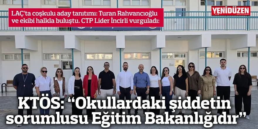 KTÖS: “Okullardaki şiddetin sorumlusu Eğitim Bakanlığıdır”