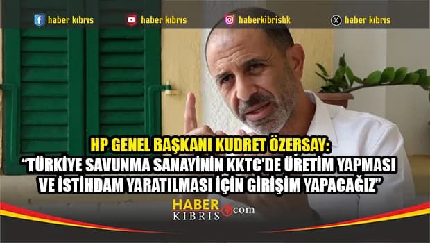 Özersay: Yabancı teknoloji şirketleri için bir tür serbest bölge kuracağız
