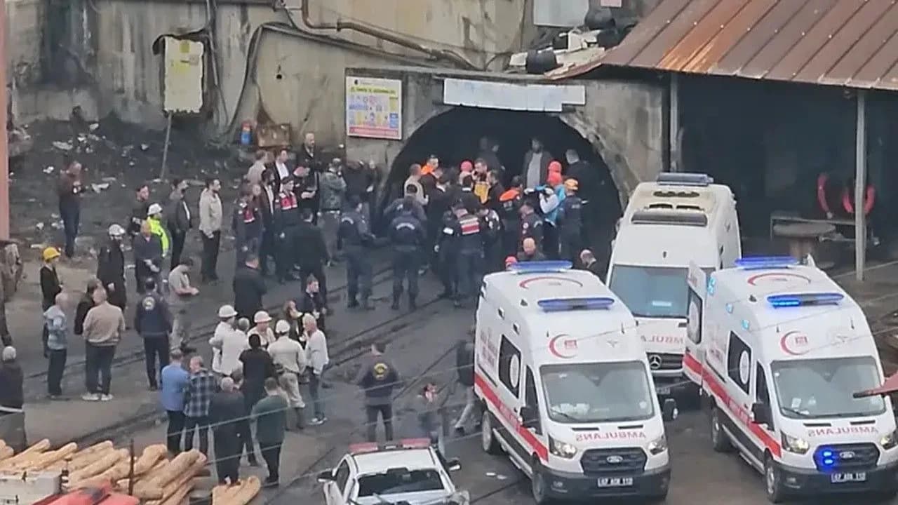 Zonguldak'ta maden ocağında grizu patlaması