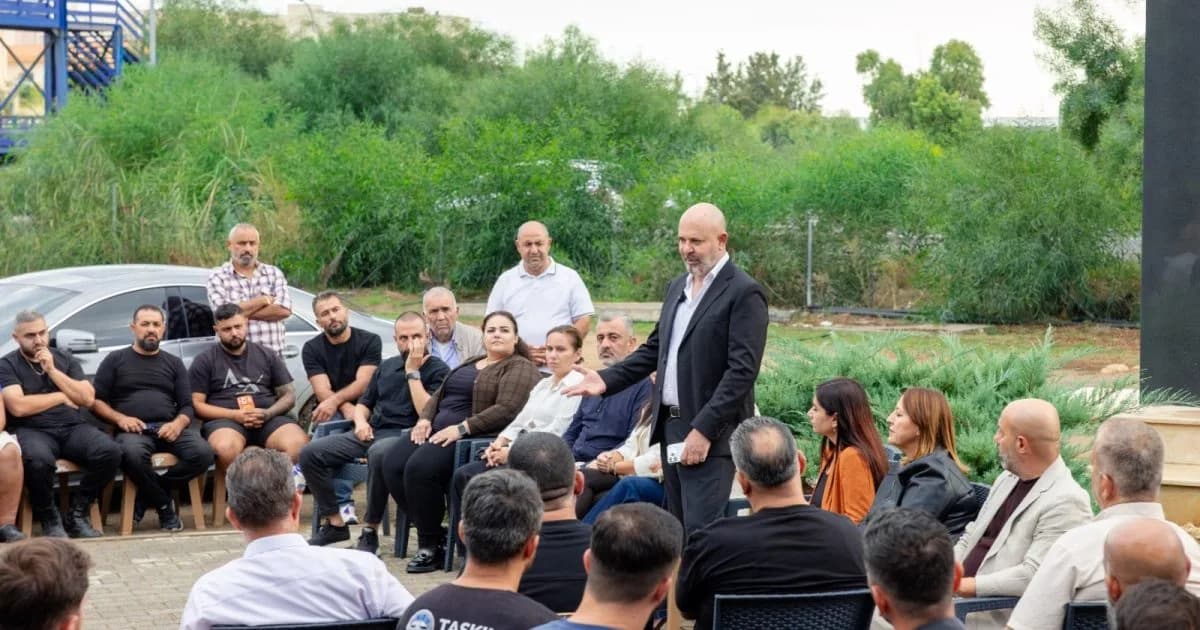 UBP Gazimağusa Belediye Başkan adayı Bozkurt, sanayi bölgesini ziyaret etti
