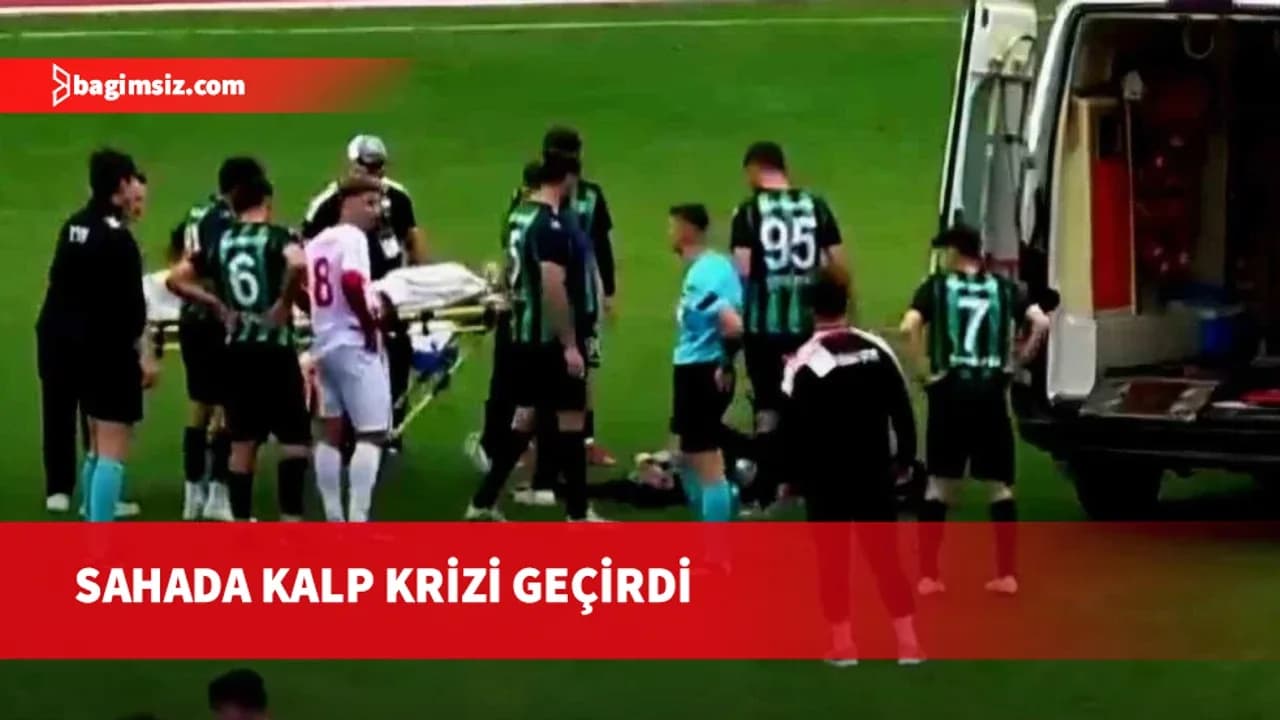 Maçın son dakikalarında fenalaşan futbolcu kalp krizi geçirdi