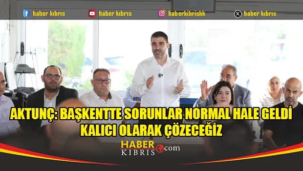 Aktunç Lefkoşa'da bazı spor kulüplerini ziyaret etti