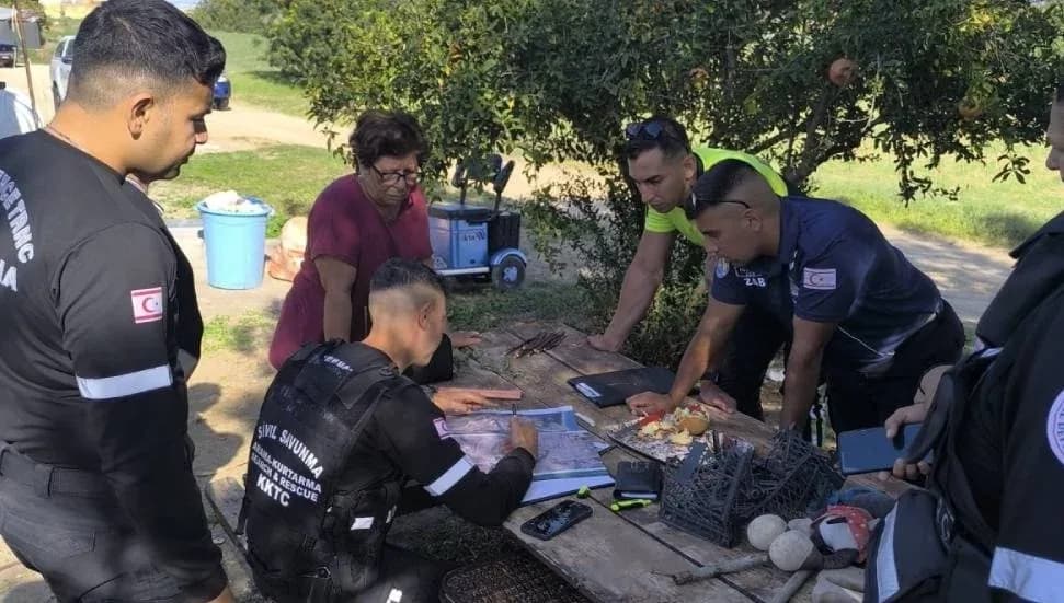 Akdeniz köyünde kaybolan Tandöveroğlu, Sivil Savunma Teşkilat Başkanlığı’nın çalışmaları sonucunda bulundu
