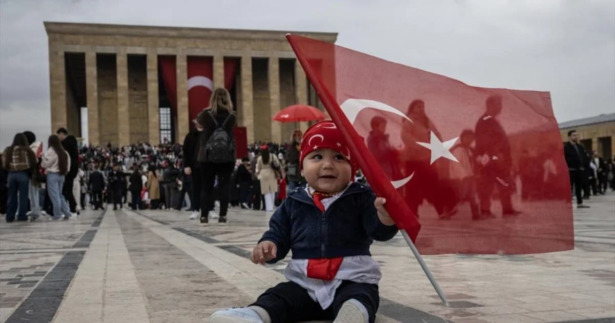 Anıtkabir’de 29 Ekim Cumhuriyet Bayramı coşkusu