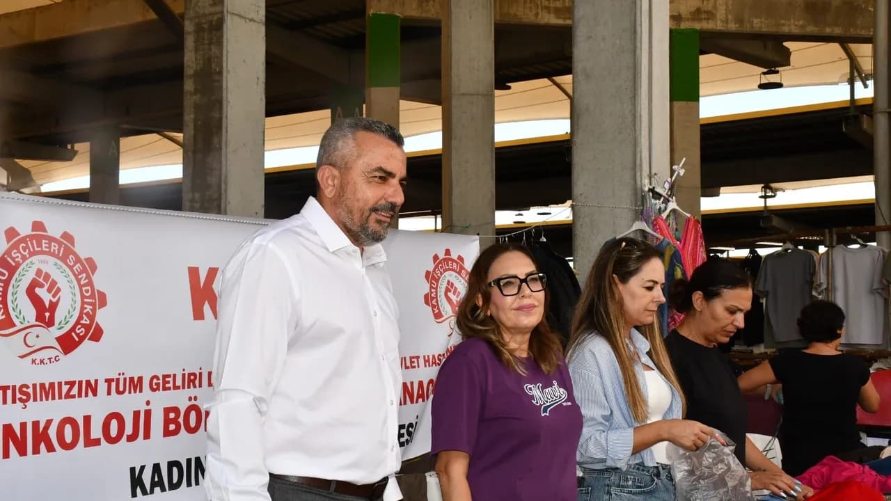 Kamu-İş’in Onkoloji Bölümü’ne destek kermesi tamamlandı
