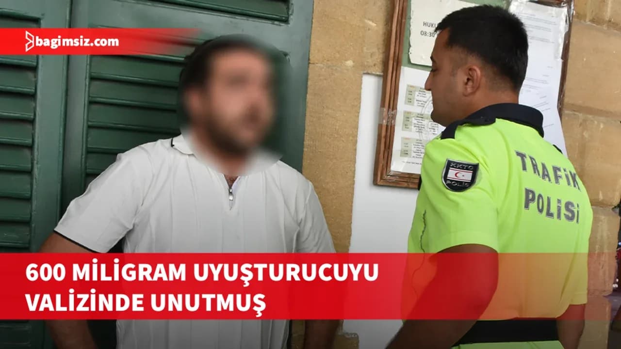 Uyuşturucu maddeyi yerde bulup aldığını ve valizde unuttuğunu ifade etti...