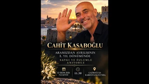 Cahit Kasaboğlu, ölümünün birinci yıl dönümünde anılacak