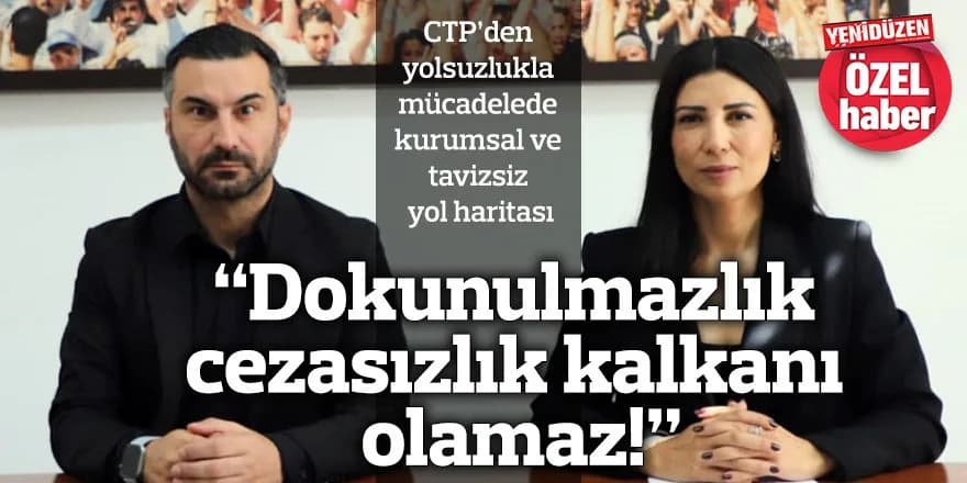 “Dokunulmazlık cezasızlık kalkanı olamaz!”