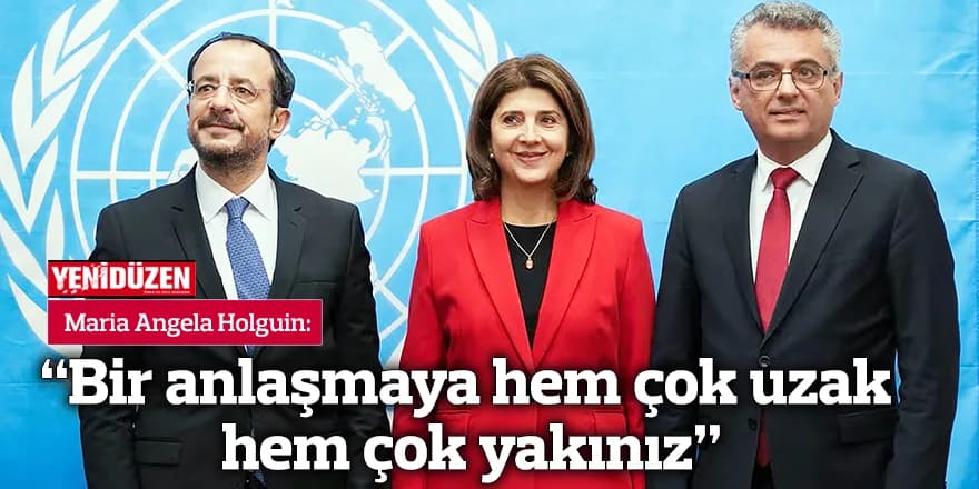 Holguin: "Bir anlaşmaya hem çok uzak hem çok yakınız”