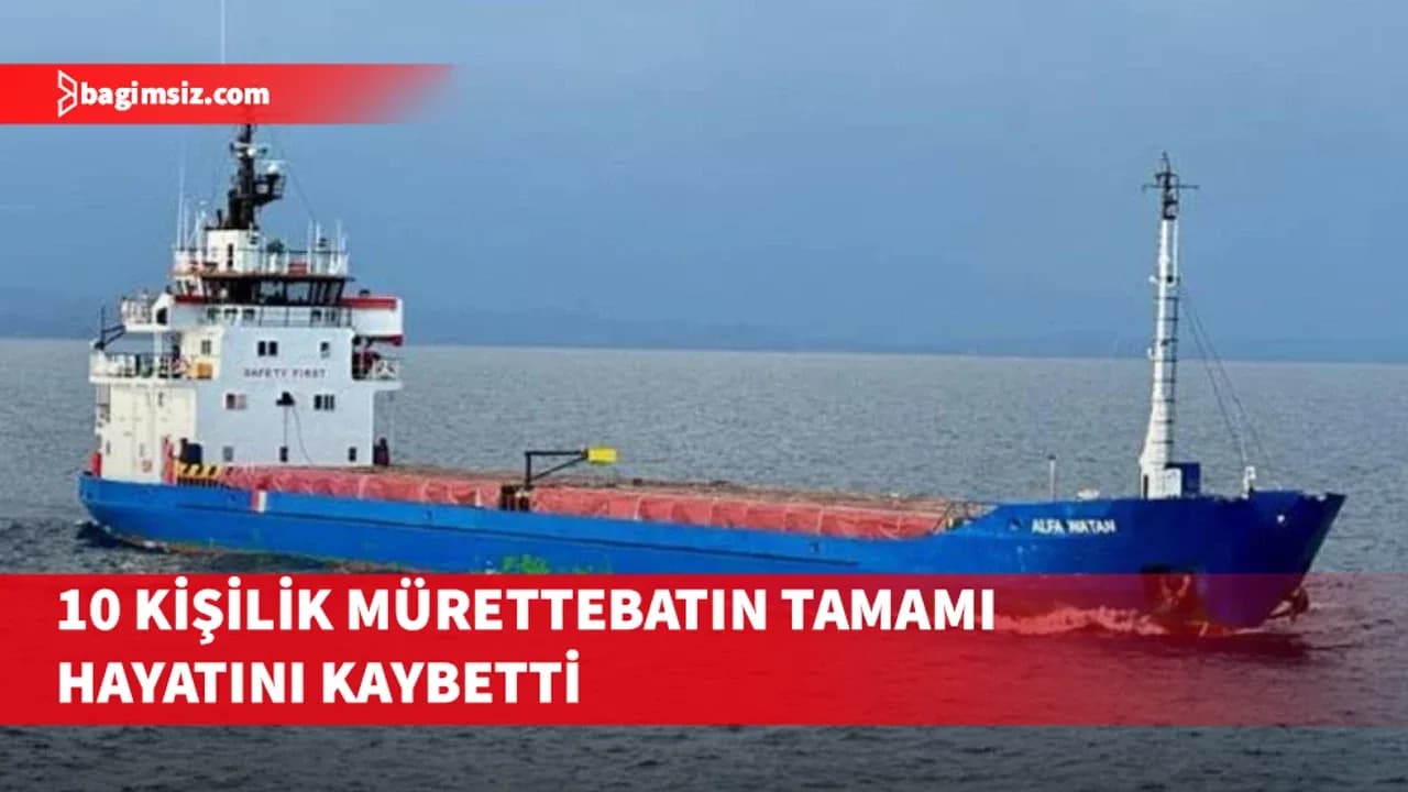 Karadeniz’de Türk sahipli gemi battı