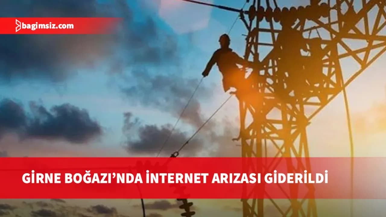 Girne Boğazı'nda fiber optik kablo koptu: Arıza giderildi