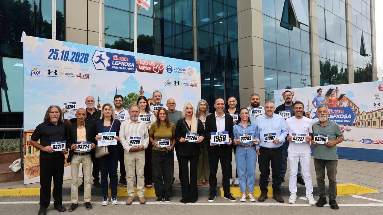 CTP LTB Meclis Üyesi adayları yarı maraton için kayıt yaptırdı