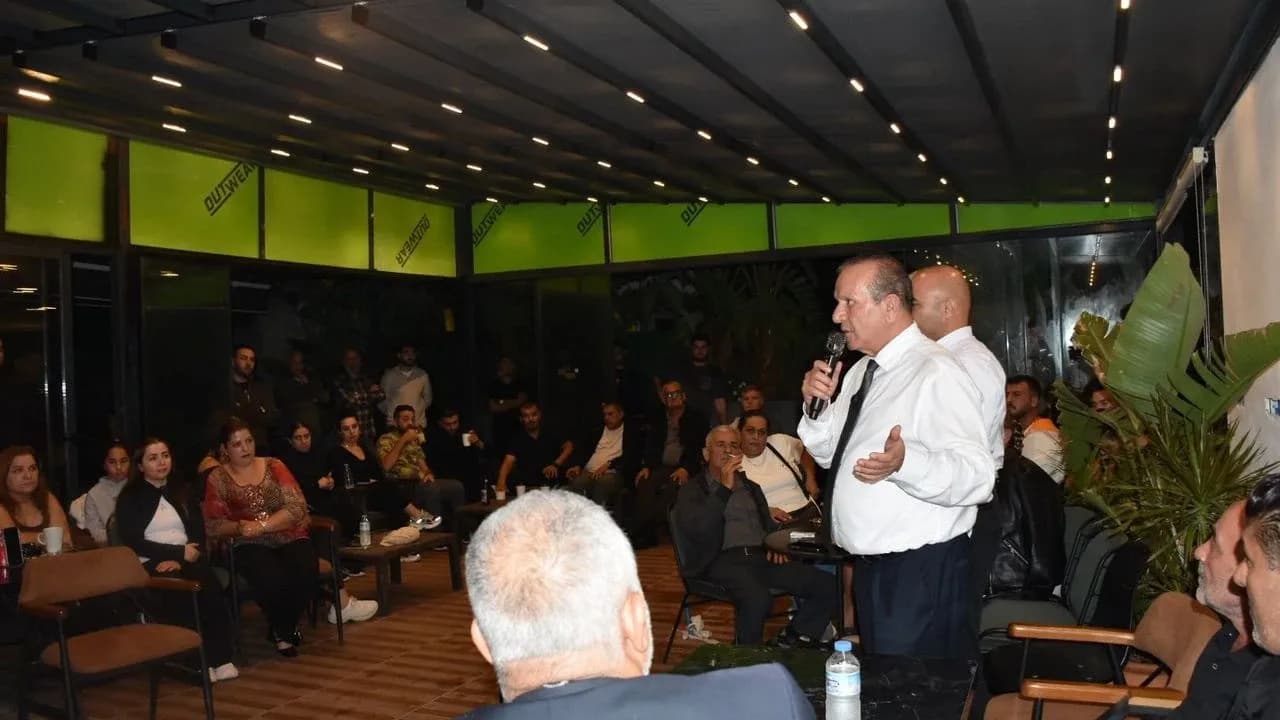 Demokrat Parti Beyarmudu'nda dayanışma gecesi düzenledi