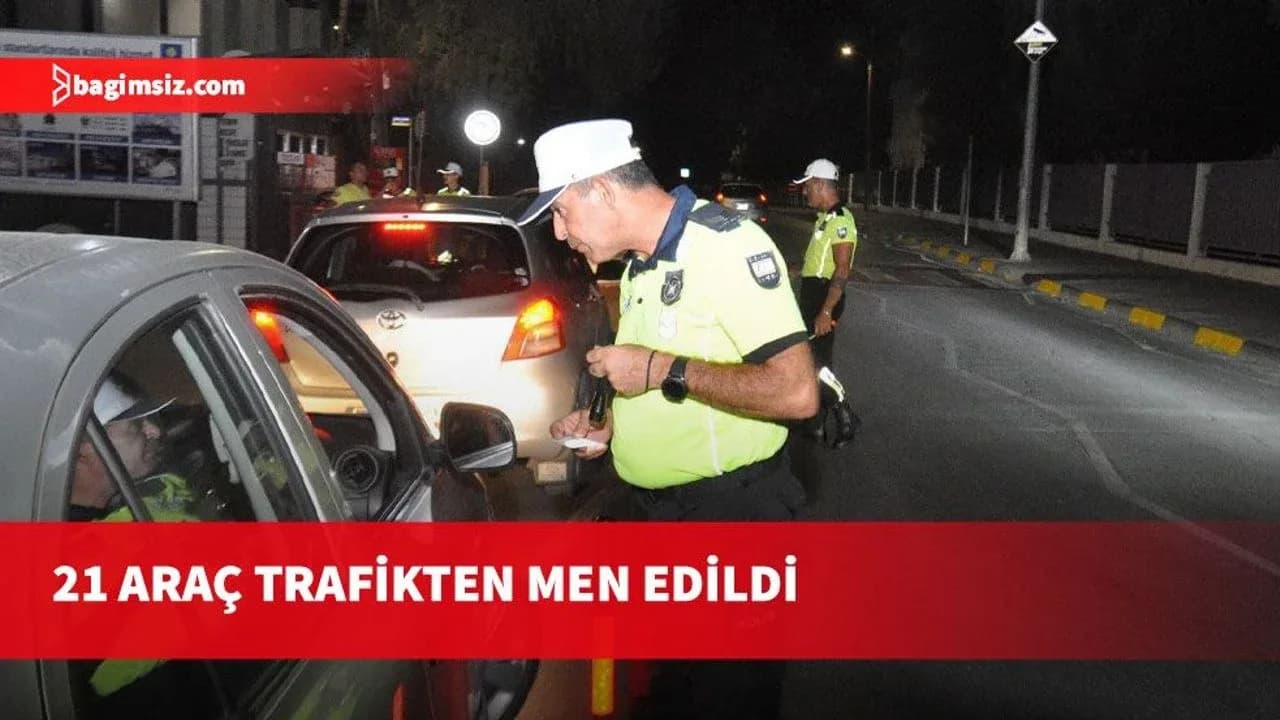 Ülke genelindeki trafik denetimlerinde 393 sürücü rapor edildi