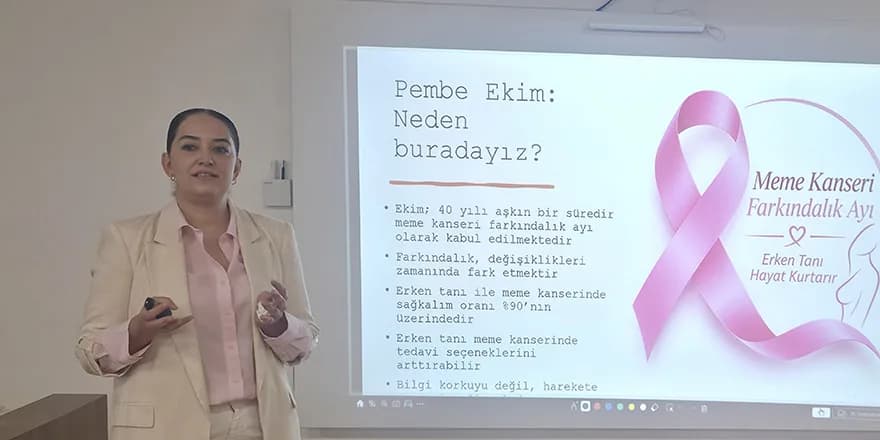 DAÜ'de "Meme Kanseri Farkındalık Semineri” düzenlendi