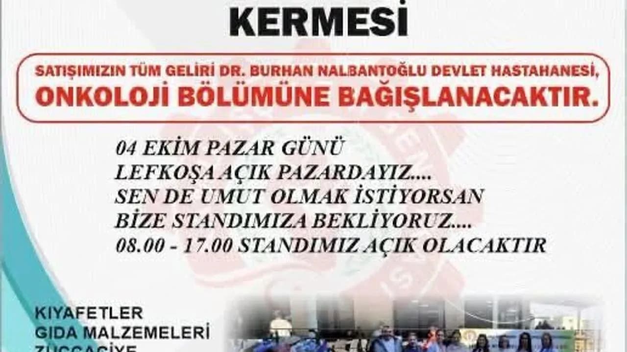 Kamu-İş’ten Onkoloji Bölümü’ne destek için dayanışma kermesi