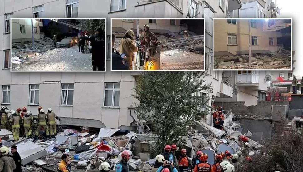 Maltepe'de 7 katlı bina çöktü: 3'ü çocuk 5 kişi hayatını kaybetti, 2 kişi gözaltında