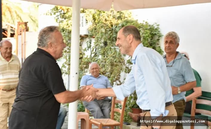 Sohbet etti, talepleri dinledi