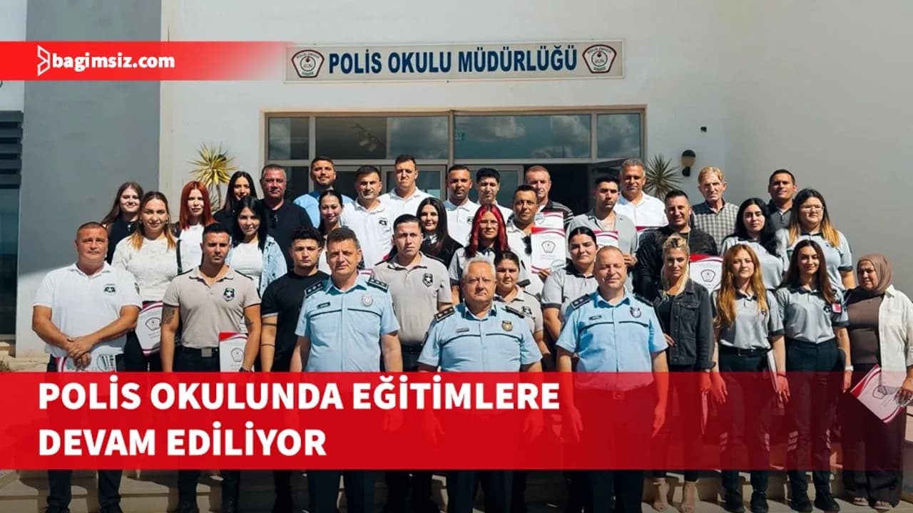 Polis okulunda eğitimlere devam ediliyor