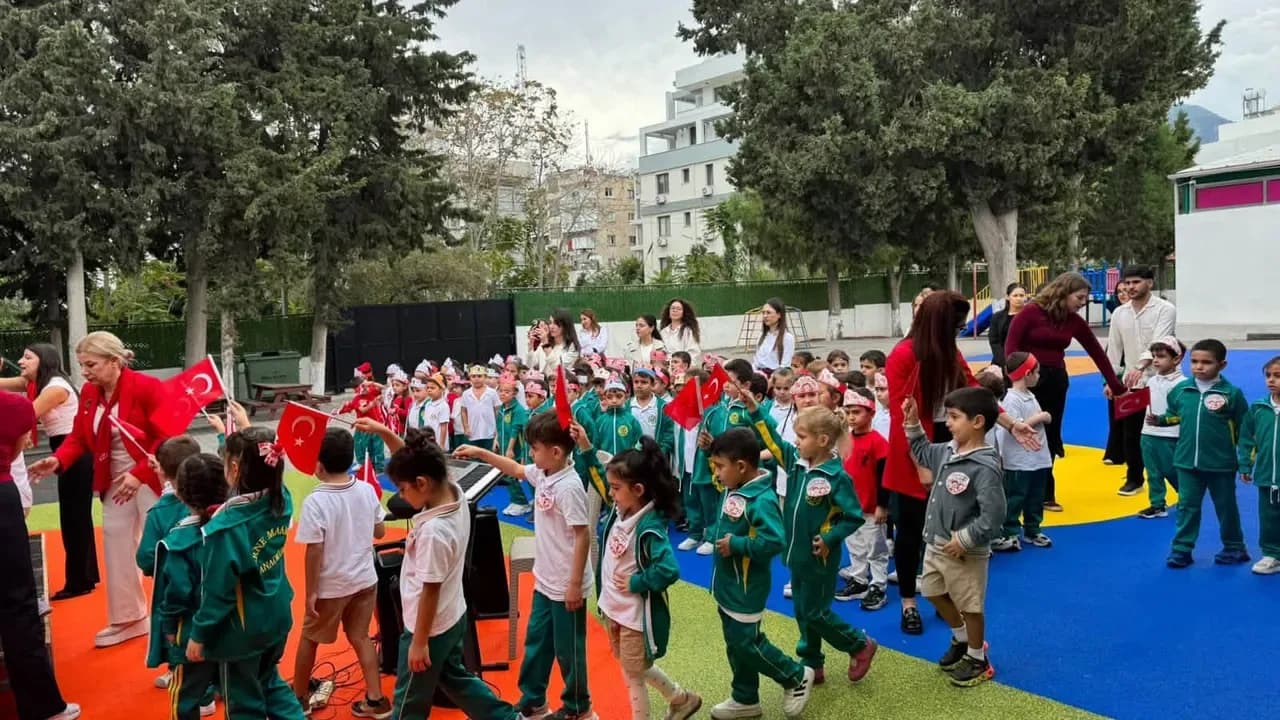 Girne Maarif Anaokulu’na yeni oyun alanı kazandırıldı