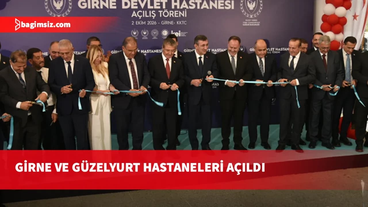 Girne ve Güzelyurt devlet hastaneleri eş zamanlı olarak açıldı