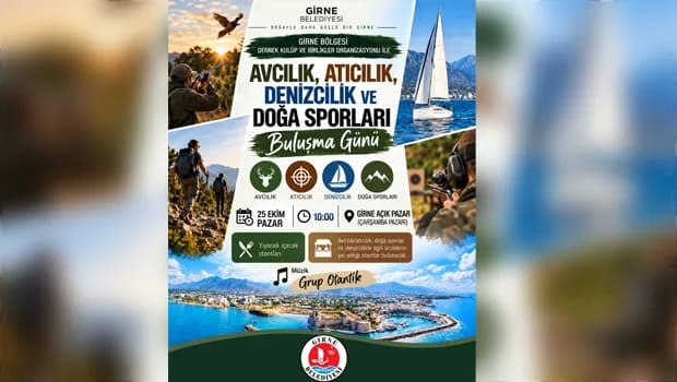 ‘Avcılık, Atıcılık, Denizcilik ve Doğa Sporları Buluşma Günü’ düzenleniyor