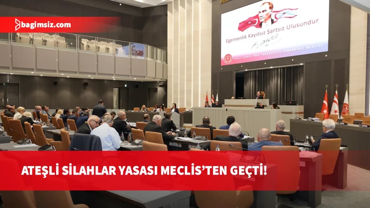 Patlayıcı Maddeler ve Ateşli Silahlar yasa tasarıları Meclis'ten geçti