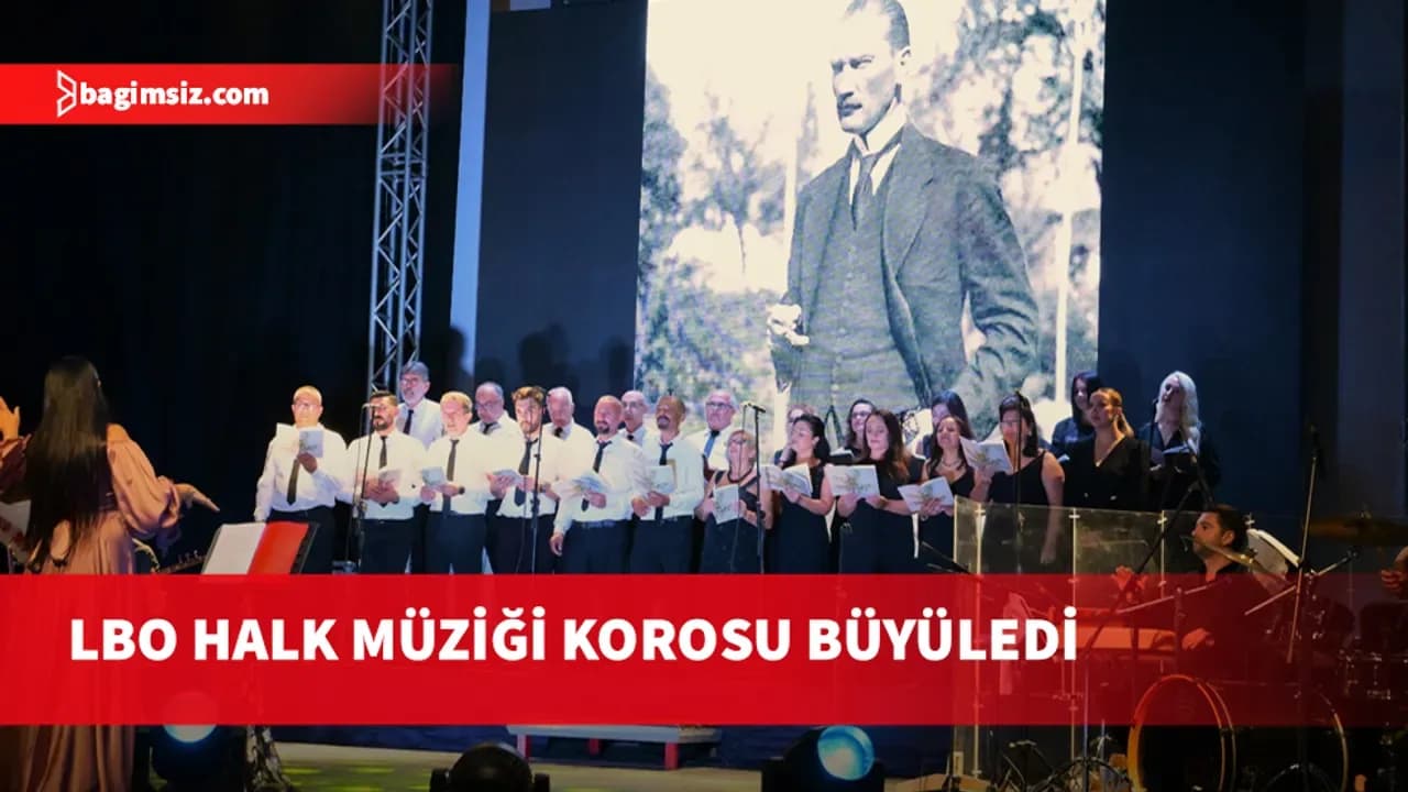 LBO Halk Müziği Korosu konser verdi