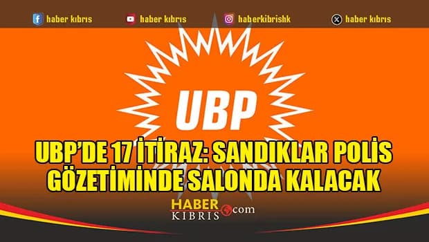 UBP’de 17 itiraz: Oylar yarın yeniden sayılacak