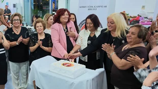 Kıbrıs Türk Kadınlar Birliğinin kuruluş yıldönümü Bafra'da kutlandı