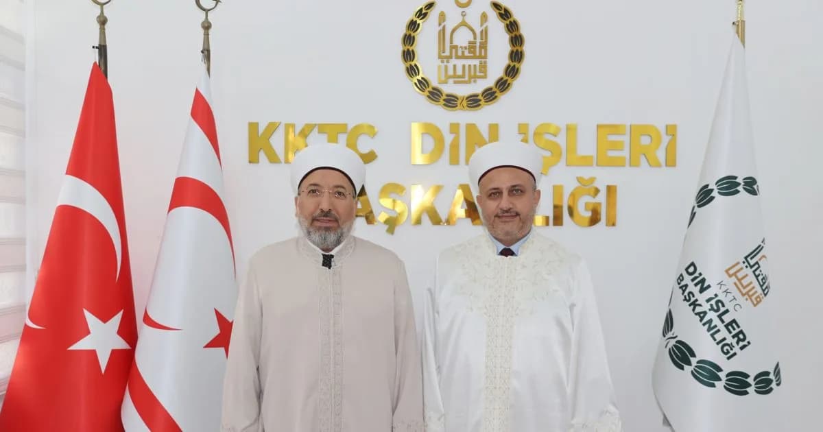 Türkiye Diyanet İşleri Başkanı Arpaguş, Moral’ı ziyaret etti