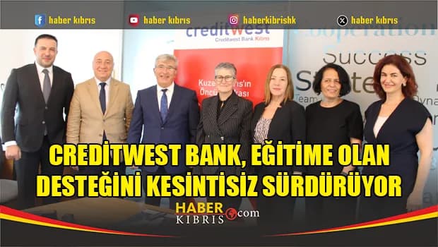 Creditwest Bank, eğitime olan desteğini kesintisiz sürdürüyor