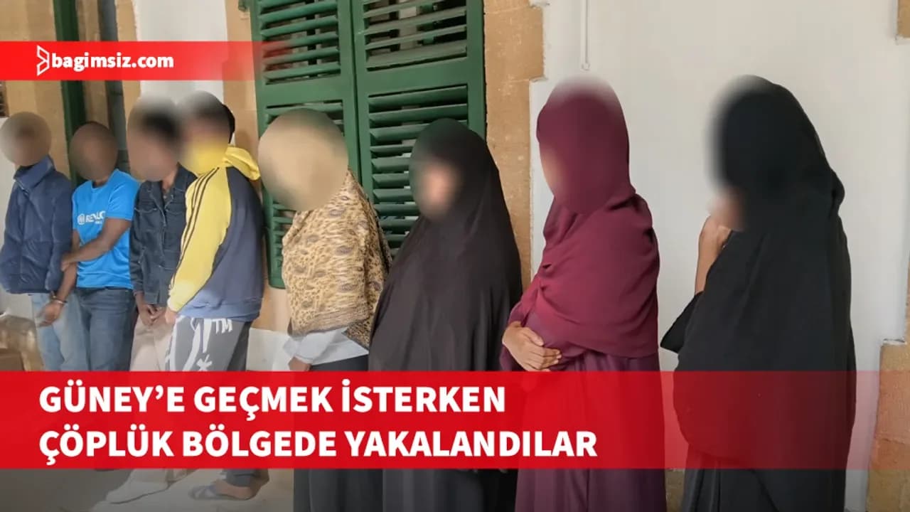 Alayköy’de Güney Kıbrıs’a yasa dışı yollardan geçmek isteyen 8 Somali vatandaşı tespit edildi...