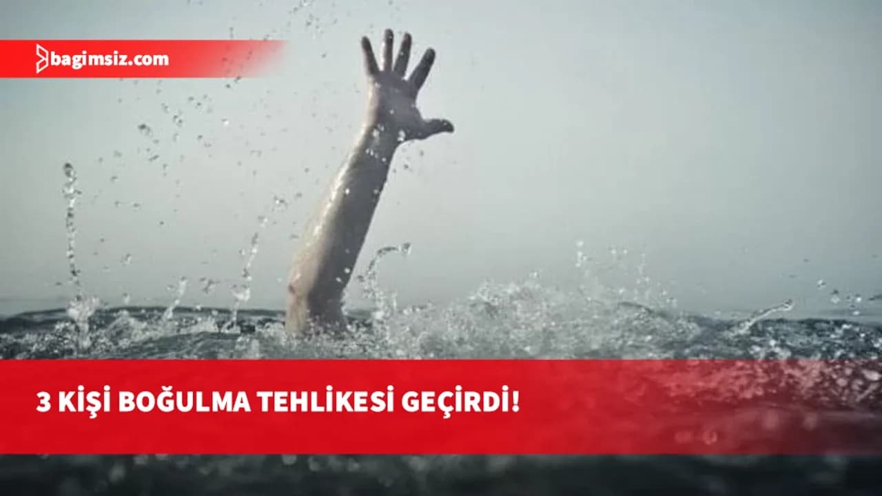 Mackenzi Halk Plajı'nda korkutan anlar: 3 kişi boğulma tehlikesi atlattı, 1 kişi yoğun bakımda