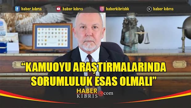 Akpınar: “Kamuoyu araştırmalarında sorumluluk esas olmalı”