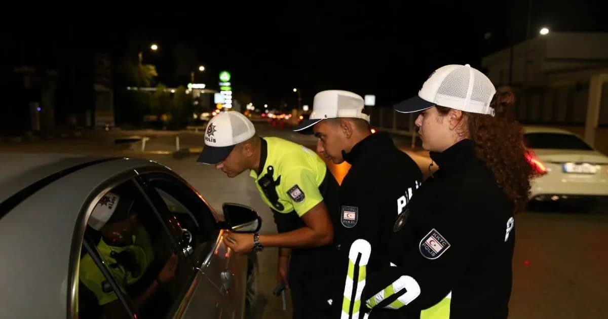İskele’de asayiş ve trafik denetimi: 126 sürücü rapor, 2 araç trafikten men