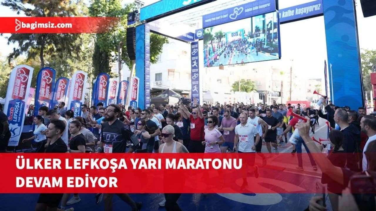 Ülker Lefkoşa Yarı Maratonu’nda 5 kilometre koşusu yapıldı