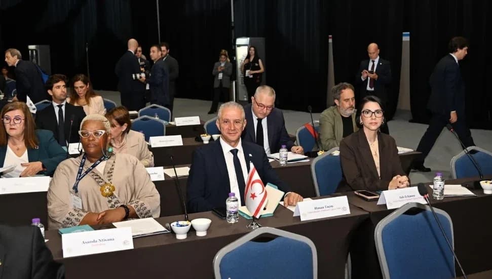 Hasan Taçoy, Antalya’daki IAF Bakanlar ve Parlamenterler Toplantısı’na katıldı