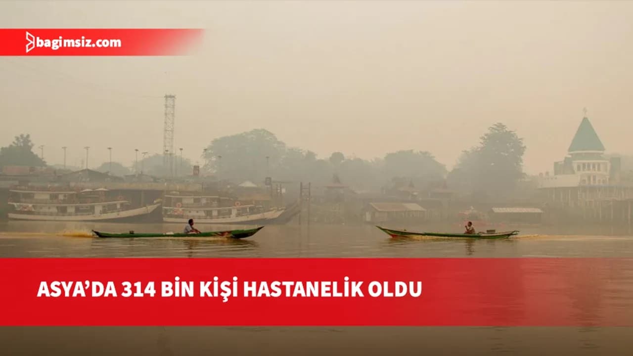 Endonezya'da yangınlar nedeniyle 300 binden fazla akut solunum yolu enfeksiyonu vakası tespit edildi