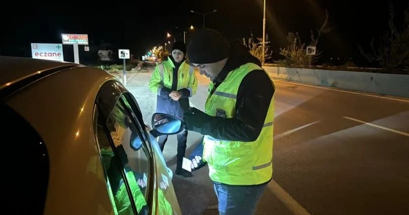 Trafik denetimlerinde 341 sürücüye yasal işlem