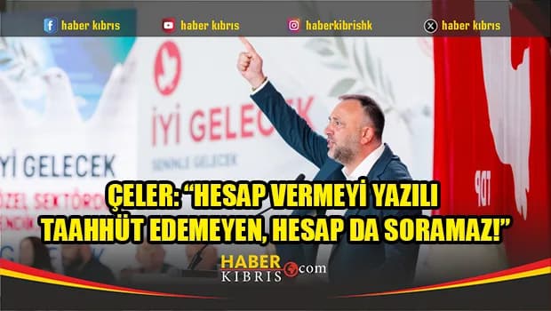 Çeler: Siyasette güveni yeniden tesis etmek istiyorsak önce kendimizden başlamalıyız
