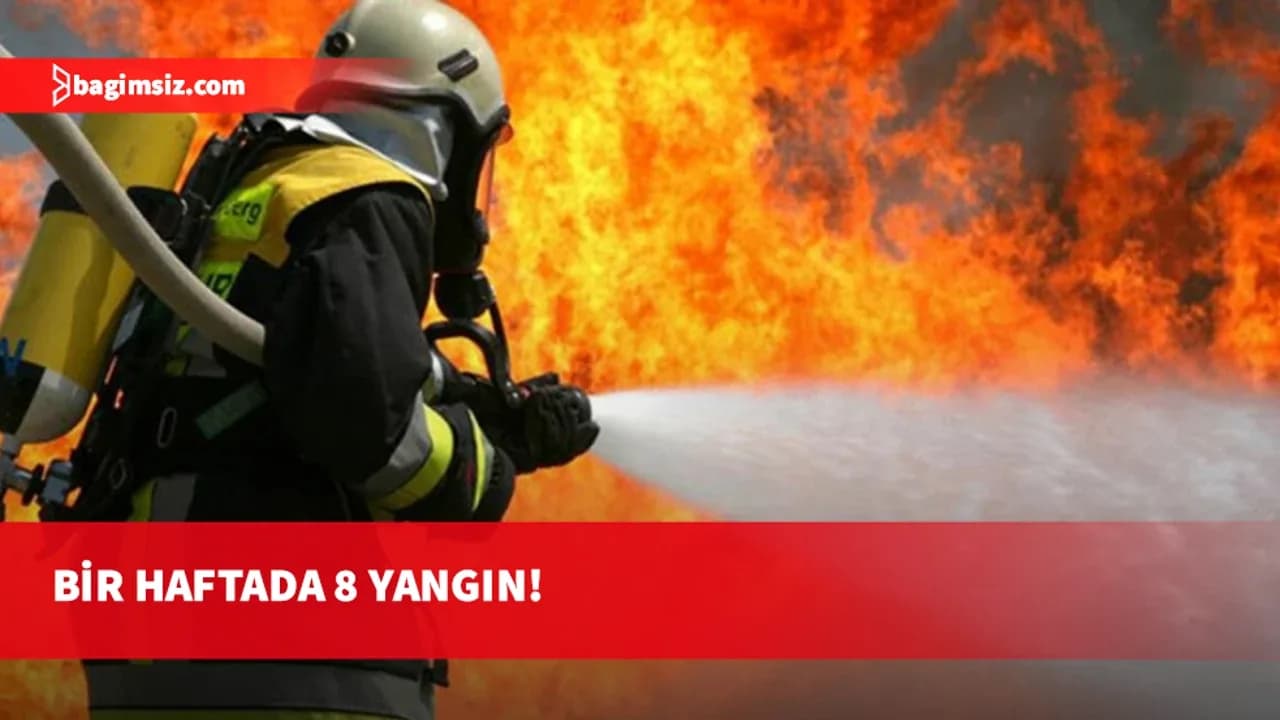 İtfaiye raporu: 8 yangın, 22 özel servis olayı