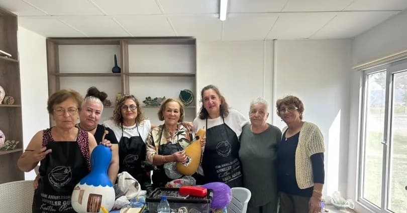 Geçitkale-Serdarlı Belediyesi El Sanatları Atölyesi yenilendi