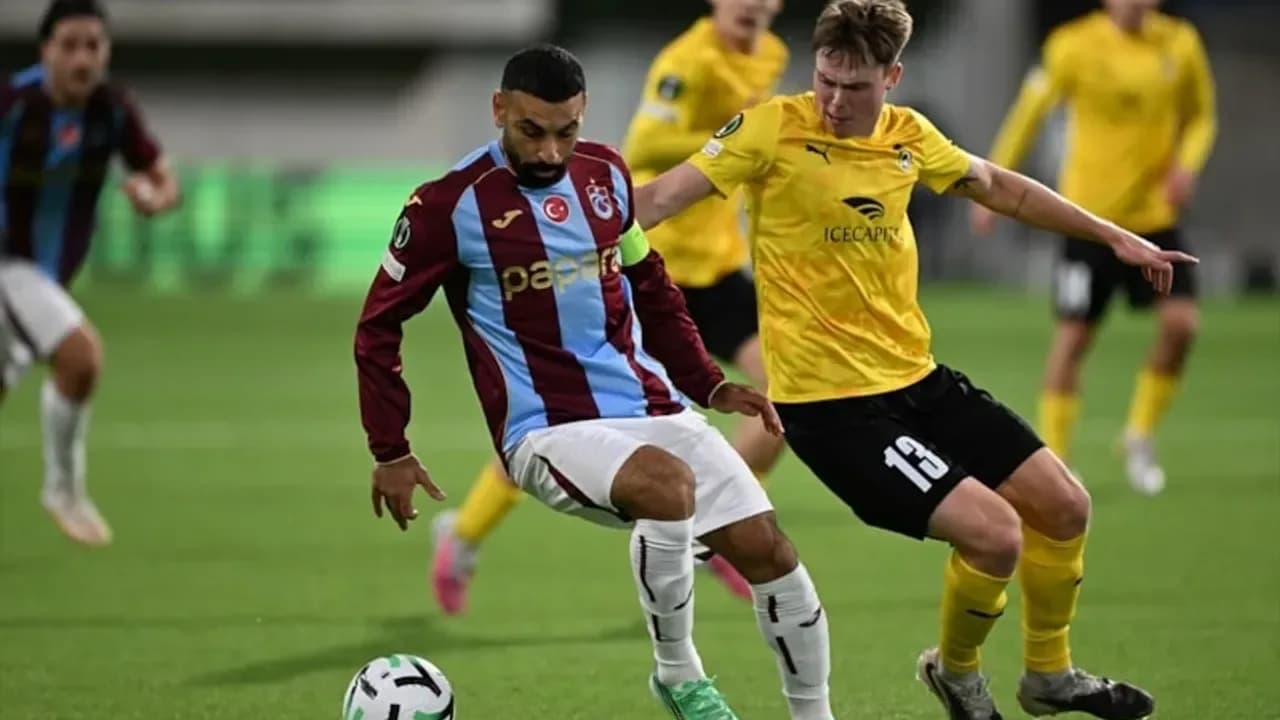 Trabzonspor, Konferans Ligi'ne galibiyetle başladı