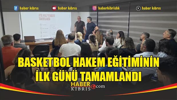 Basketbol Hakem Eğitiminin İlk Günü Tamamlandı