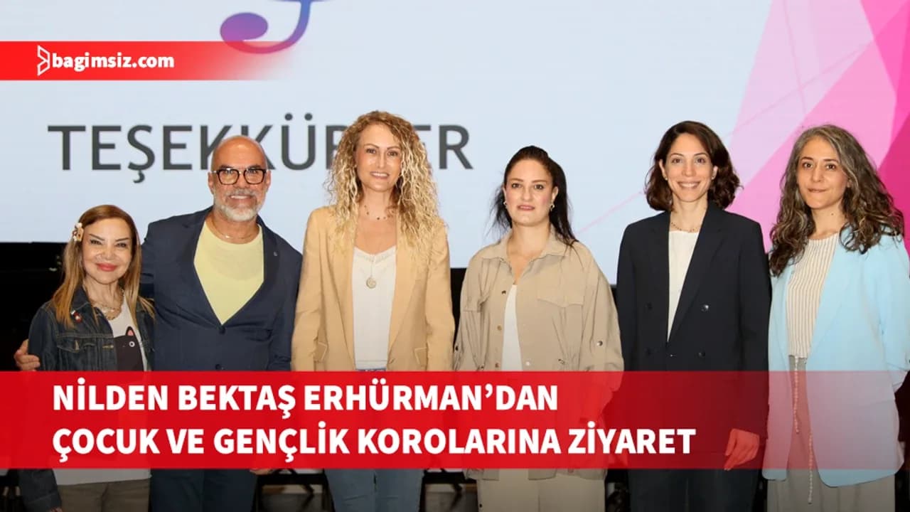 Nilden Bektaş Erhürman, Çoksesli Çocuk ve Gençlik Koroları'nın provalarını ziyaret etti