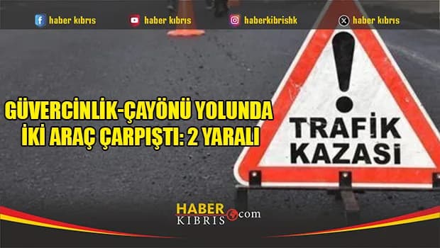 Güvercinlik-Çayönü Yolunda İki Araç Çarpıştı: 2 Yaralı