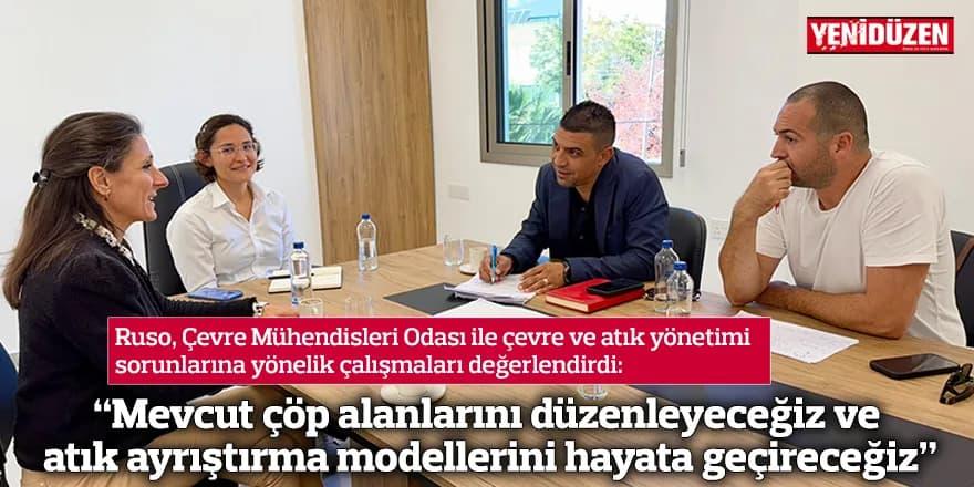 “Mevcut çöp alanlarını düzenleyeceğiz ve atık ayrıştırma modellerini hayata geçireceğiz”