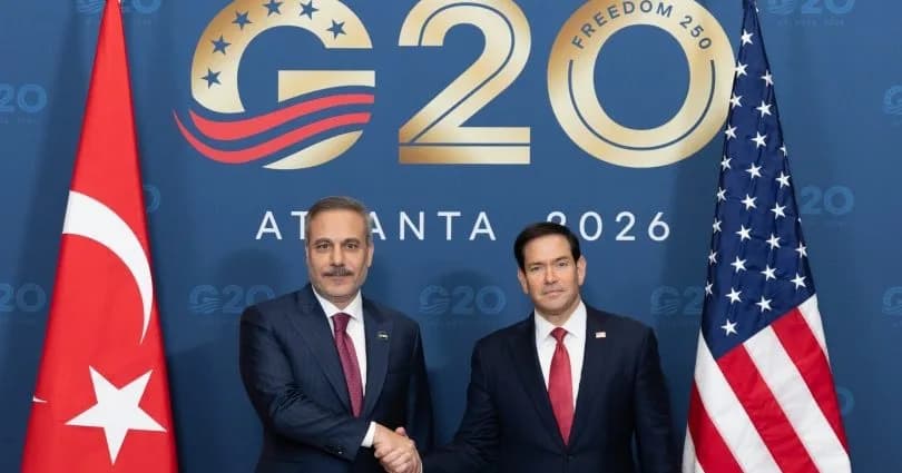 Dışişleri Bakanı Fidan, ABD Dışişleri Bakanı Rubio ile bir araya geldi
