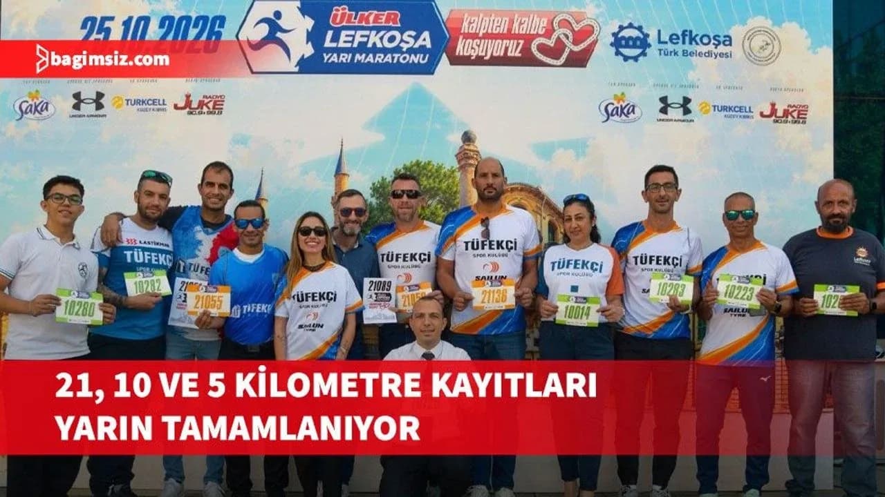 25 Ekim'de Ülker Lefkoşa Yarı Maratonu’nda yine binlerce kişi kalpten kalbe koşuyor